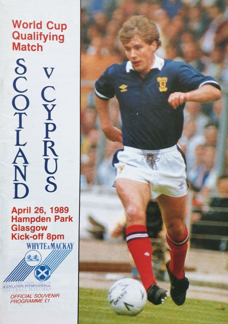 Scotland v Cyprus, World Cup Qual (1989, Apr 26th)