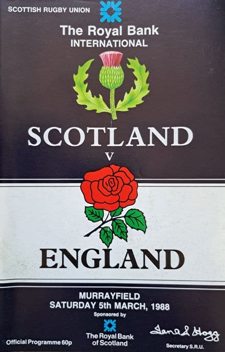 Scotland v England (1988, Mar 5th)