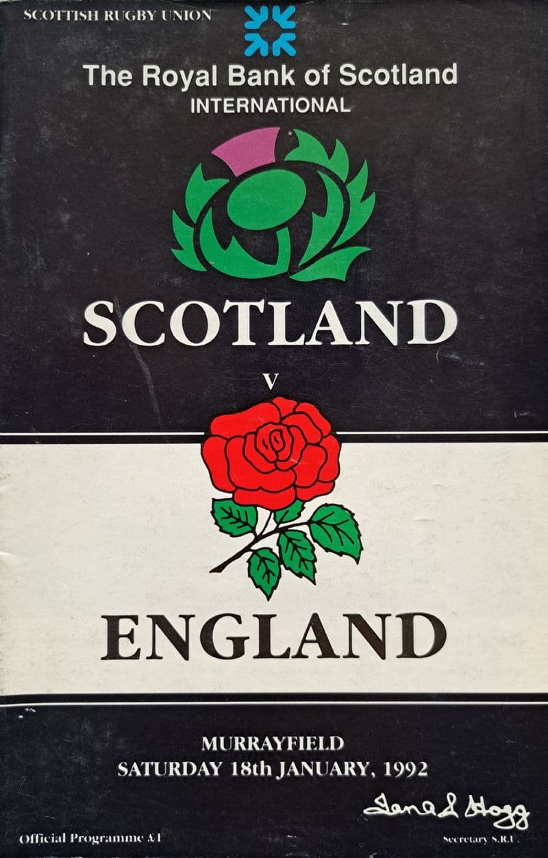 Scotland v England (1992, Jan 18th)
