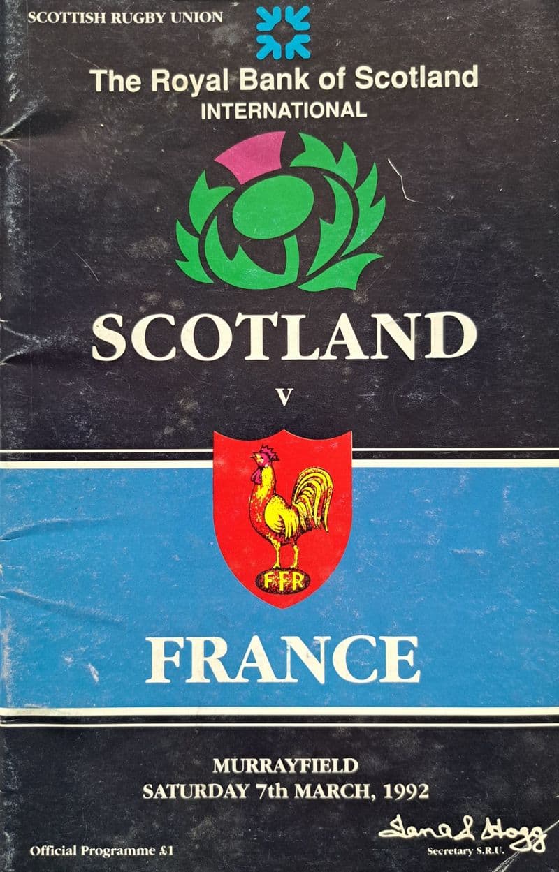 Scotland v France (1992, Mar 7th)