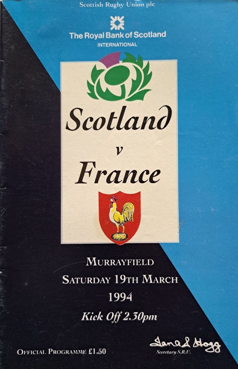 Scotland v France (1994, Mar 19th)