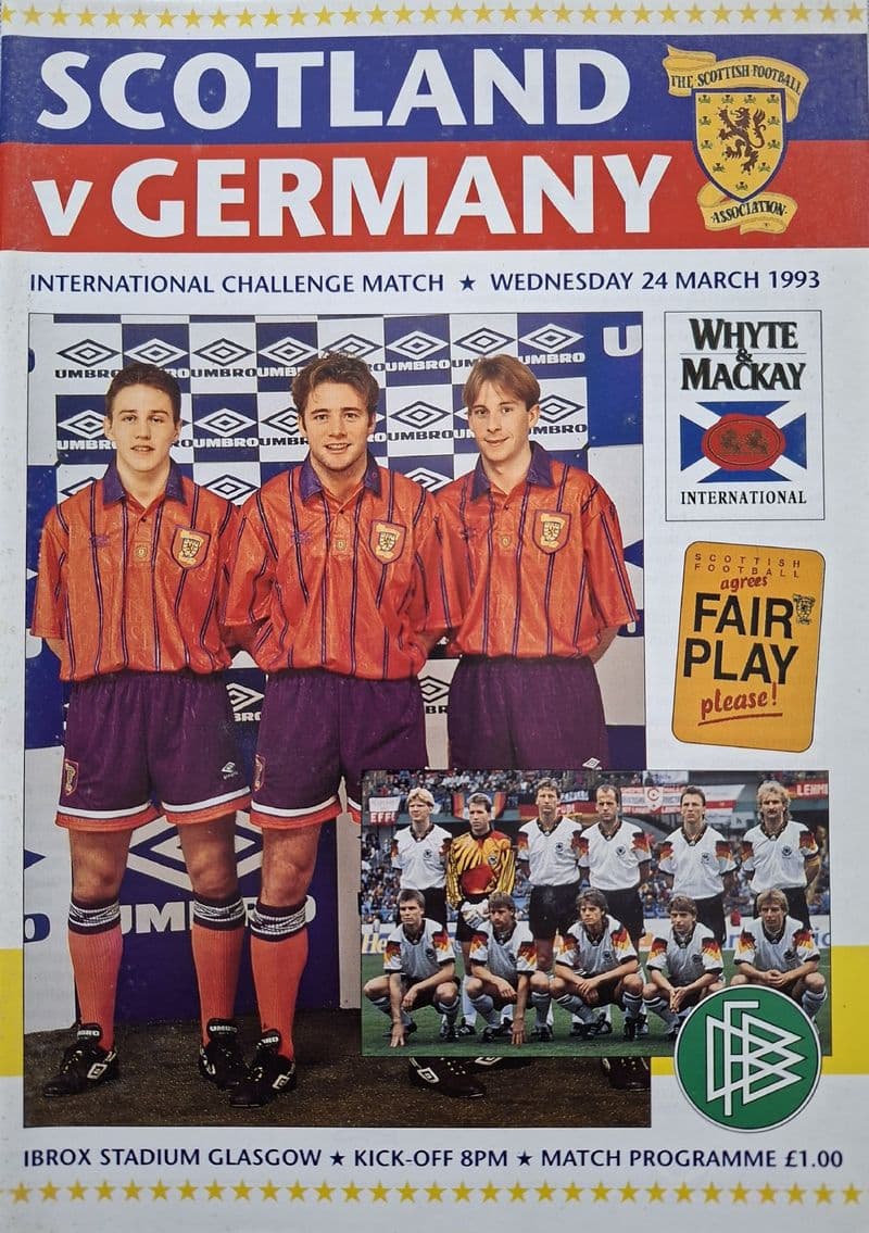 Scotland v Germany (1993, Mar 24th)
