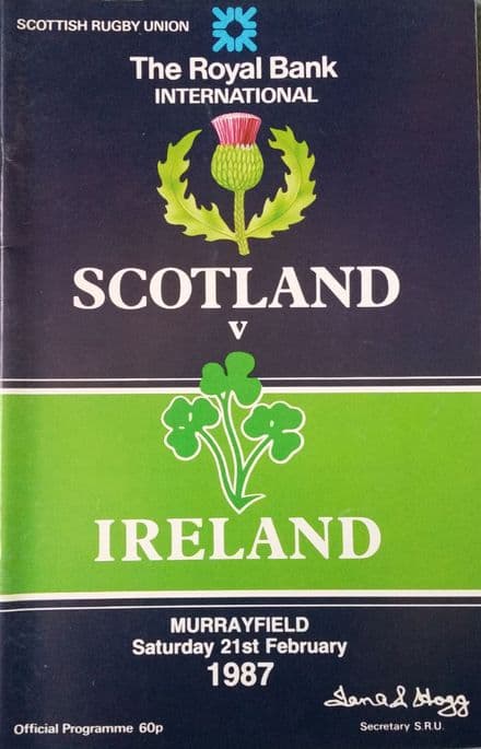 Scotland v Ireland (1987, Feb 21st)