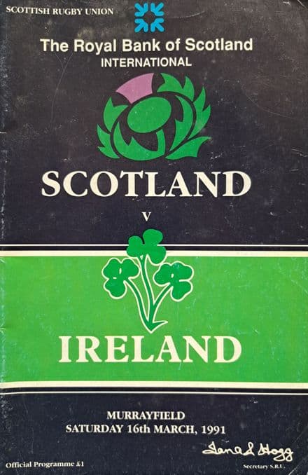 Scotland v Ireland (1991, March 16th)
