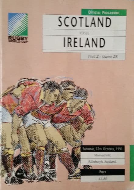 Scotland v Ireland (1991, Oct 12th) RWC Pool 2