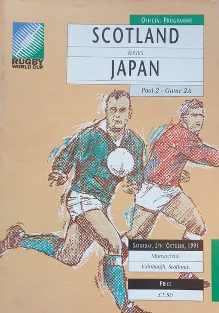 Scotland v Japan (1991, Oct 5th) RWC Pool 2