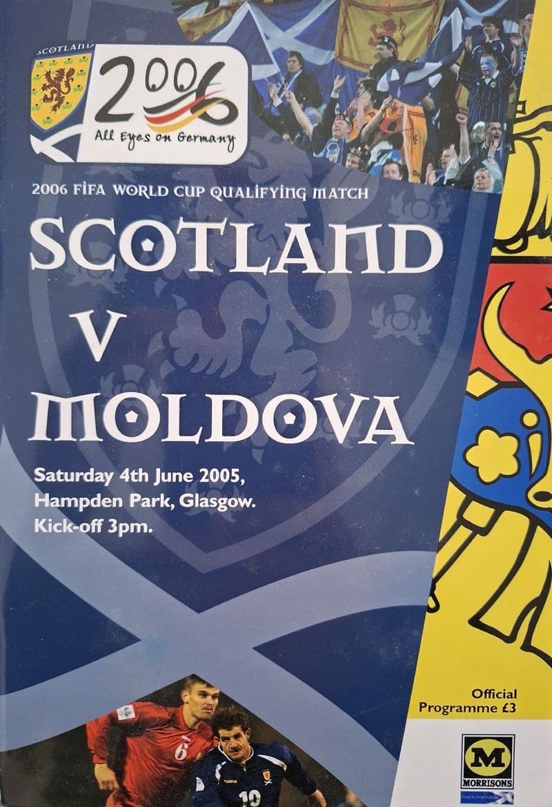 Scotland v Moldova, World Cup Qual (2005, Jun 4th)