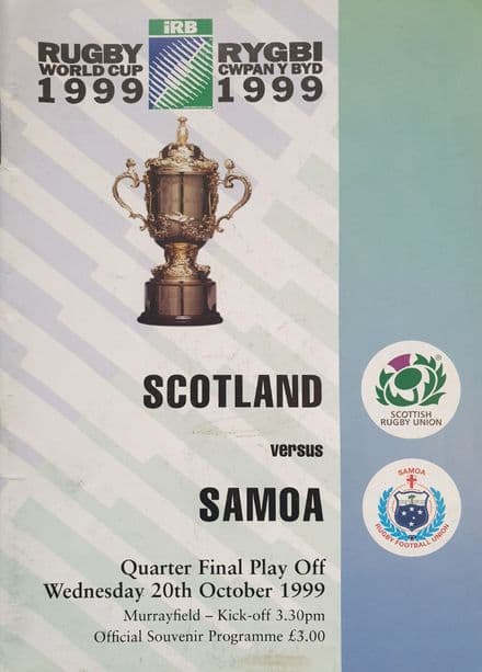 Scotland v Samoa (1999, Oct 20th) RWC QF Play-off
