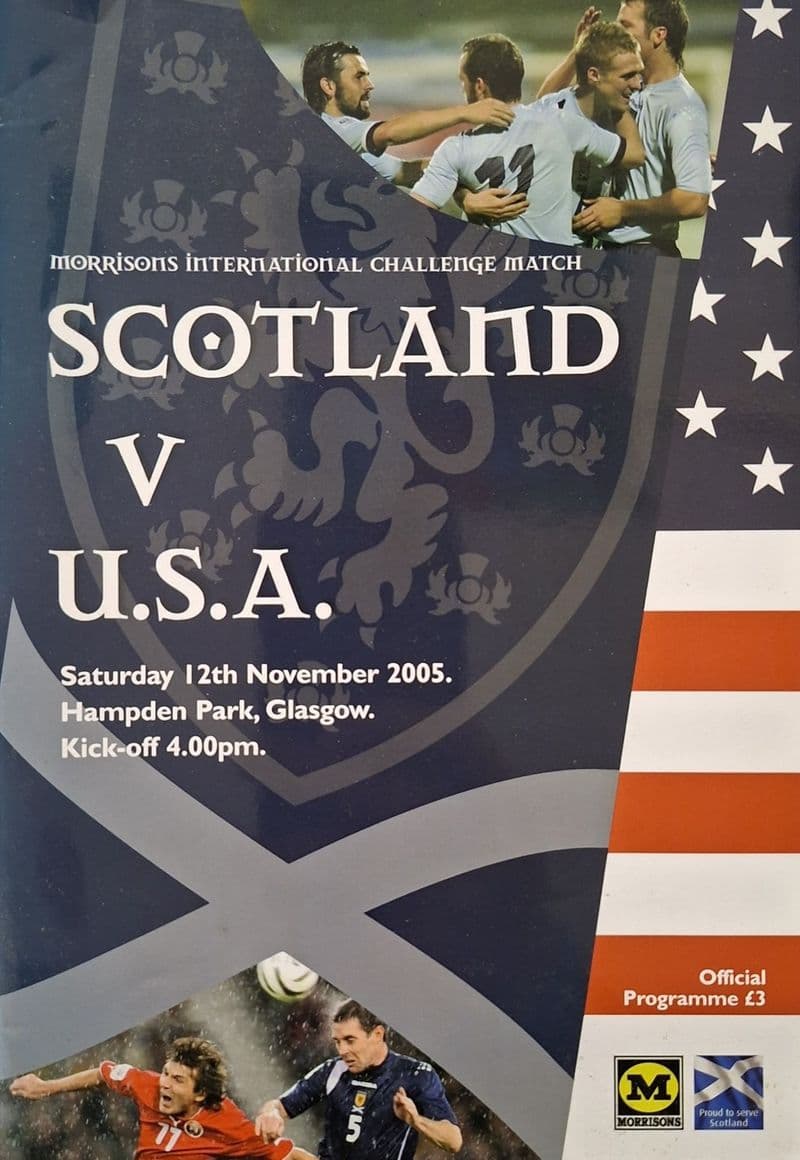 Scotland v USA (2005, Nov 12th)