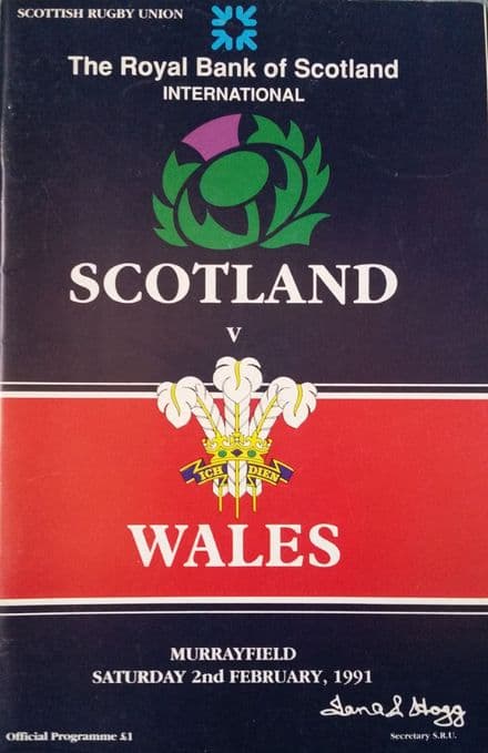 Scotland v Wales (1991, Feb 2nd)