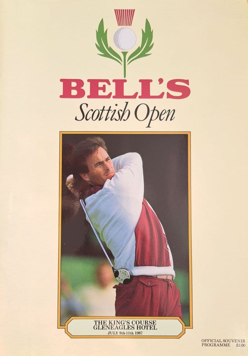 Scottish Open Programme 1987 (Gleneagles)