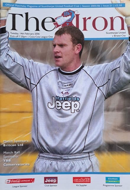 Scunthorpe v Bristol City, Lge 1 (2006, Feb 14th)