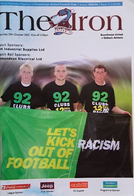 Scunthorpe v Oldham, Lge 1 (2005, Oct 29th)