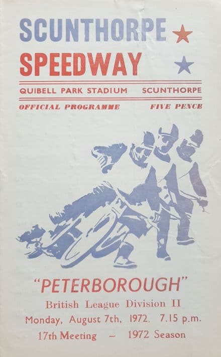 Scunthorpe v Peterborough (1972, Aug 7th)