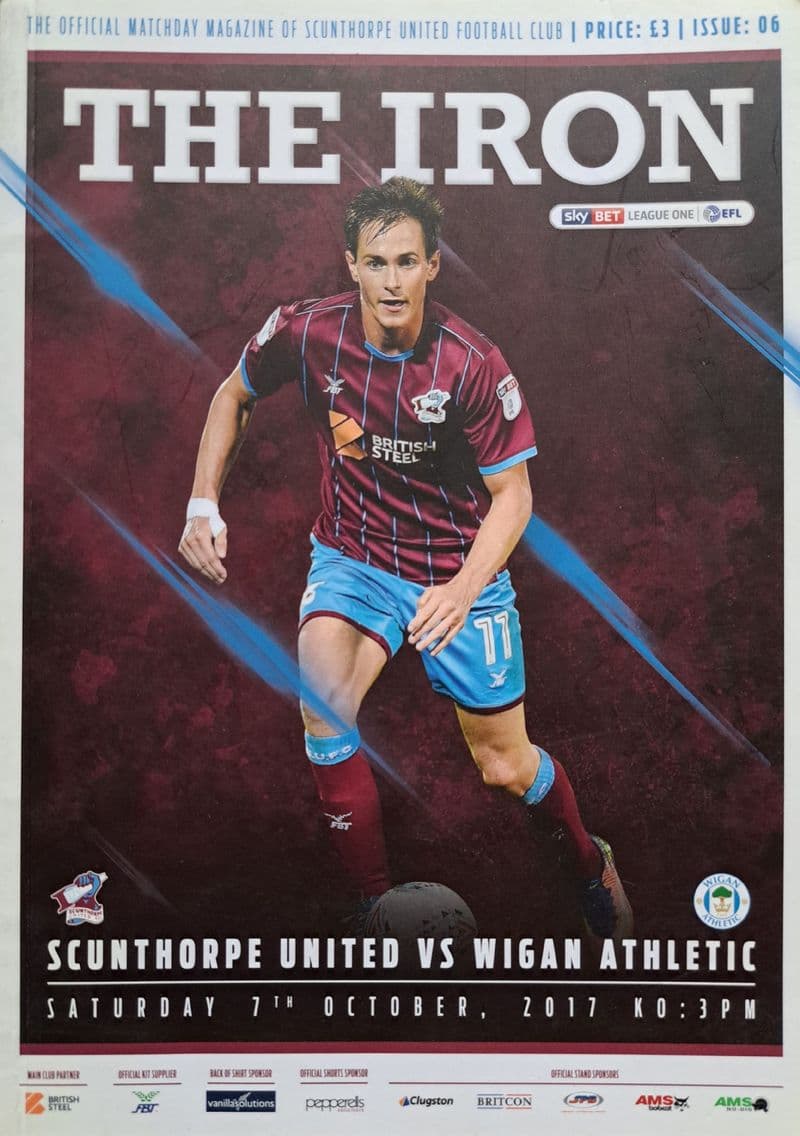 Scunthorpe v Wigan, Lge 1 (2017, Oct 7th)