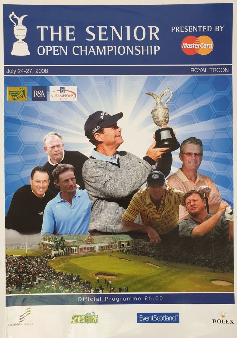 Senior Open Golf Programme 2008 (Royal Troon)