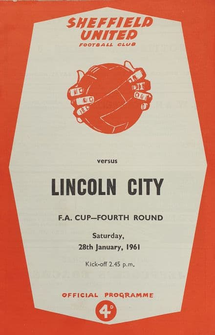 Sheffield Utd v Lincoln, FA Cup (1961, Jan 28th)