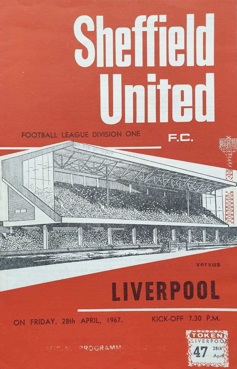 Sheffield Utd v Liverpool, Div 1 (1967, Apr 28th)