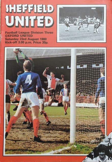 Sheffield Utd v Oxford, Div 3 (1980, Aug 23rd)