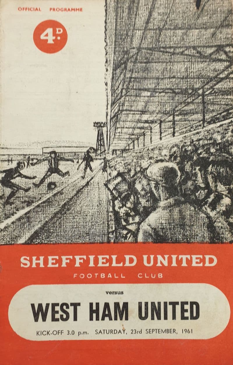 Sheffield Utd v West Ham, Div 1 (1961, Sep 23rd)