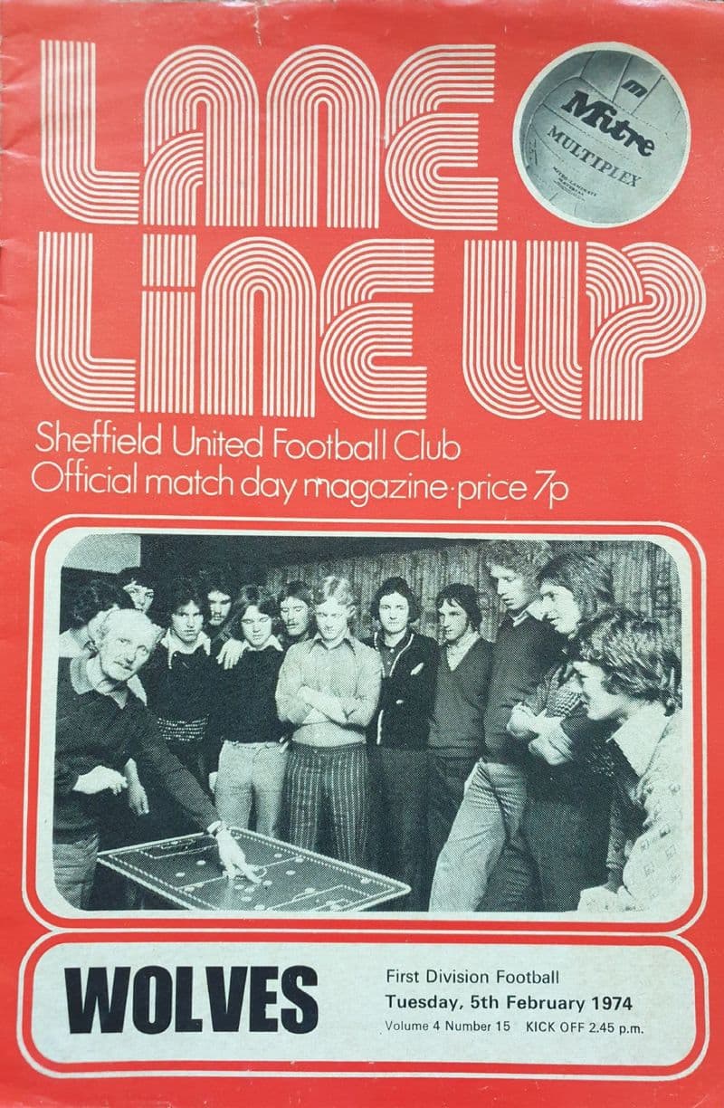 Sheffield Utd v Wolves, Div 1 (1974, Feb 5th)