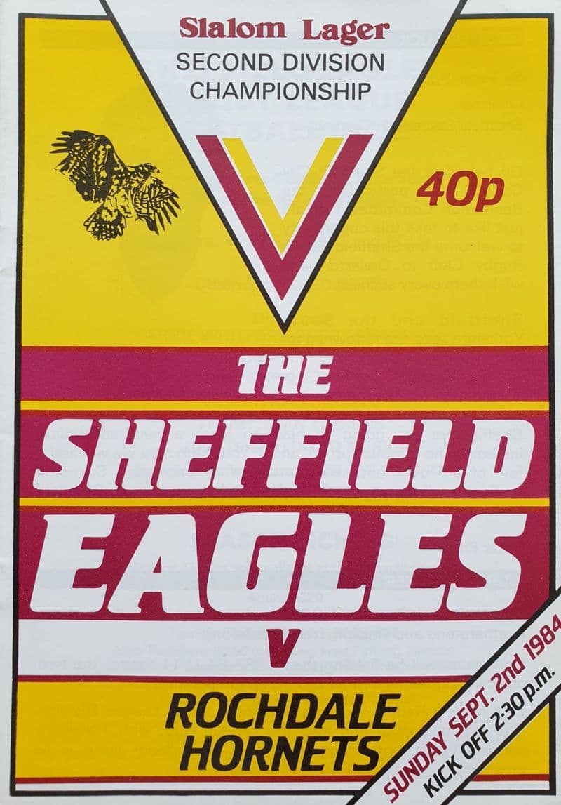 Sheffield v Rochdale Hornets (1984, Sep 2nd) 1st League Game