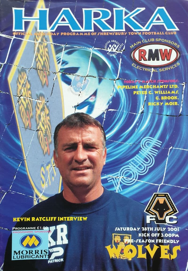 Shrewsbury Town v Wolves (2001, Jul 28th)