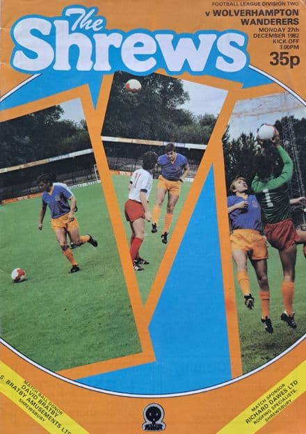 Shrewsbury v Wolves, Div 2 (1982, Dec 27th)