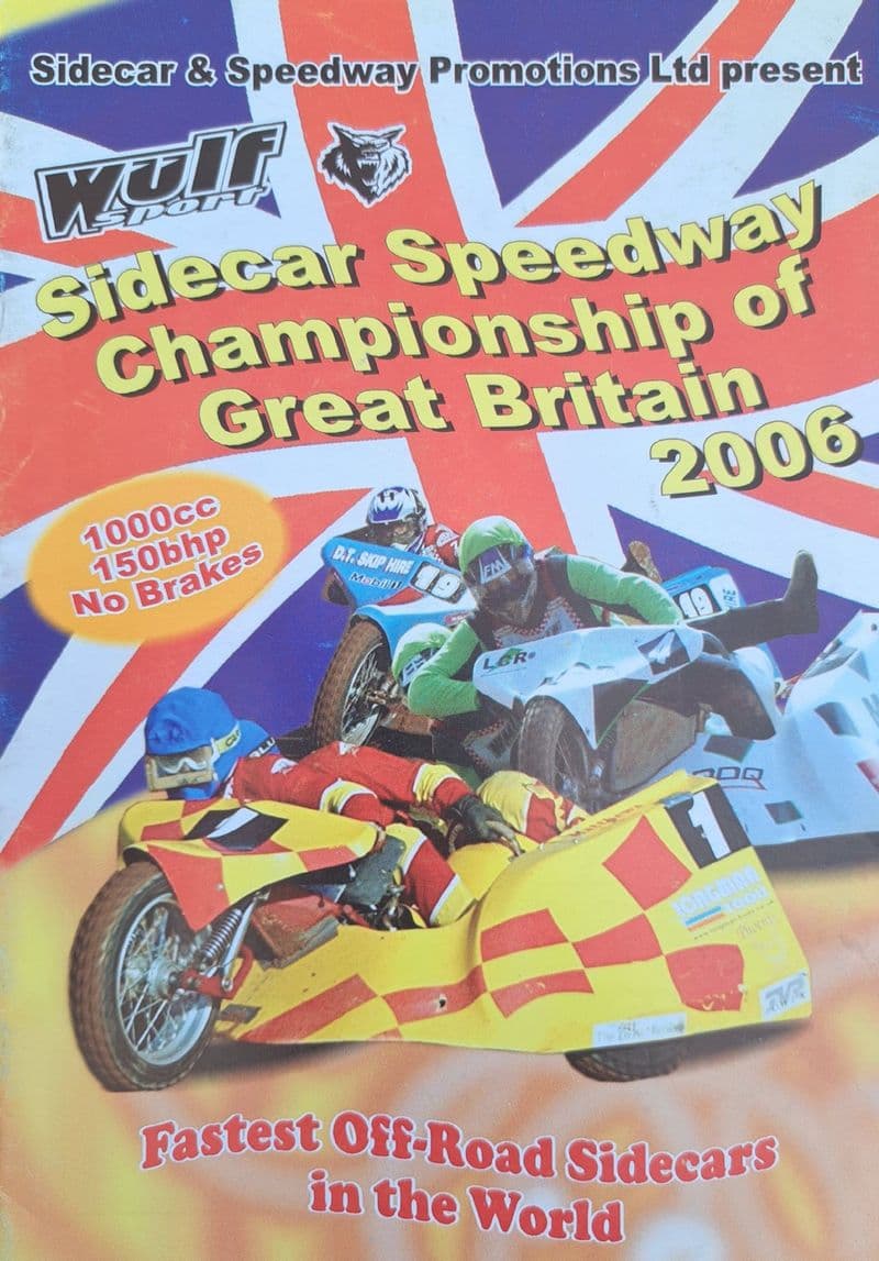 Sidecar Speedway Championship of Great Britain, 2006