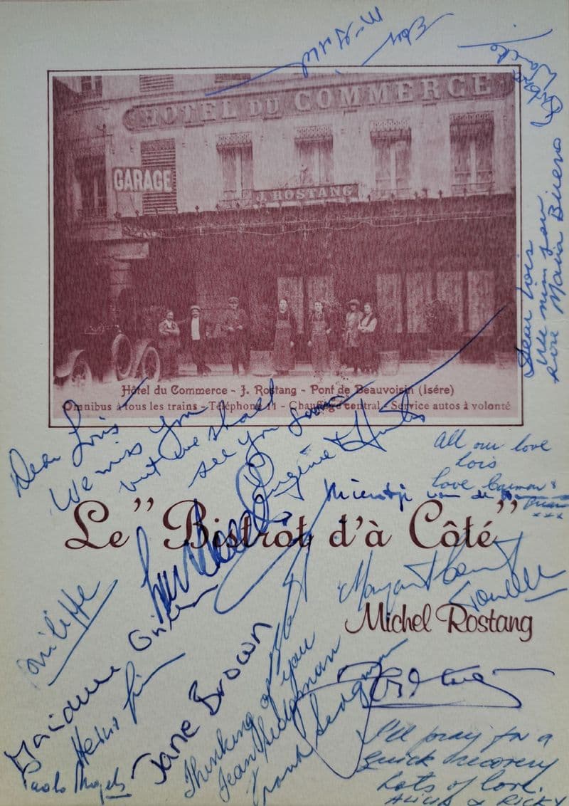 SIGNED Dinner Menu