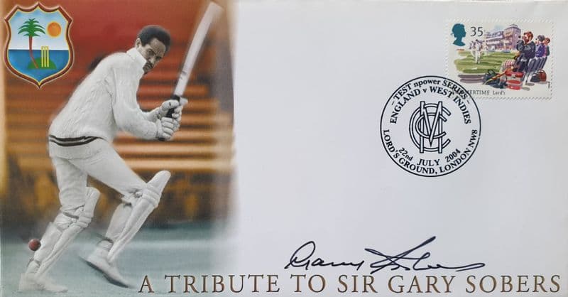 Sir Garfield Sobers Cover (2004) SIGNED