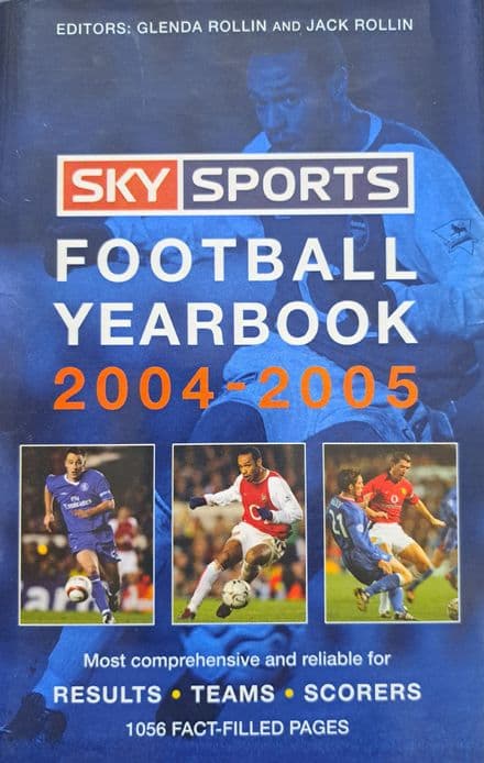 Sky Sports Football Yearbook 2004-05 ed by Glenda & Jack Rollin (Hardback)