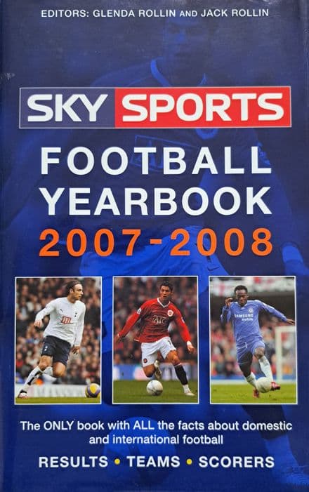 Sky Sports Football Yearbook 2007-08 ed by Glenda & Jack Rollin (Hardback)