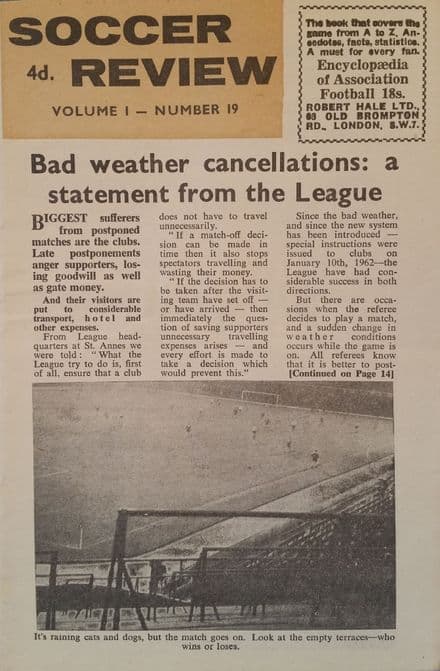 Soccer Review, Vol 1 No.19 (1965)