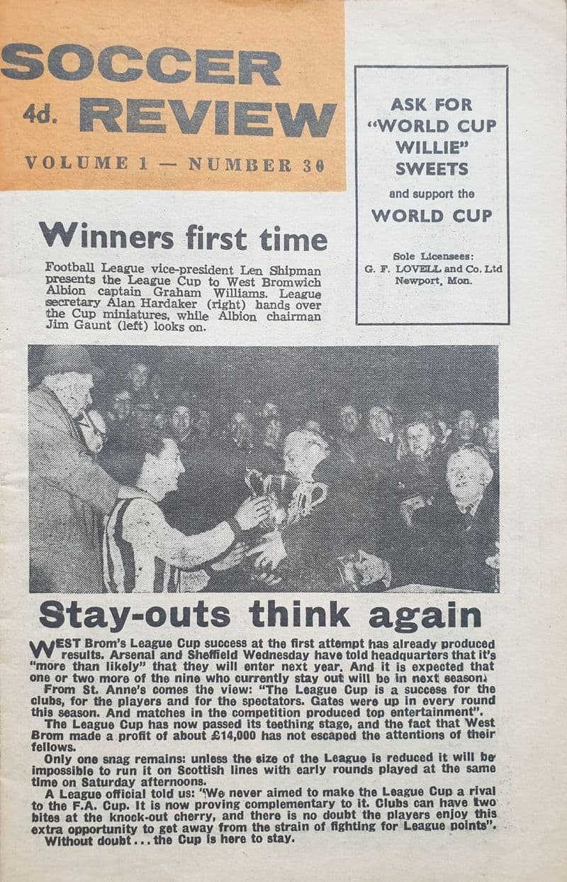 Soccer Review, Vol 1 No.30 (1966)