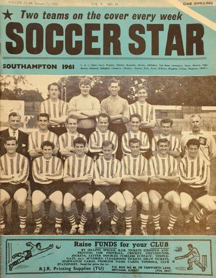 Soccer Star VOL 09 NO 16 (1961, Jan 7th)