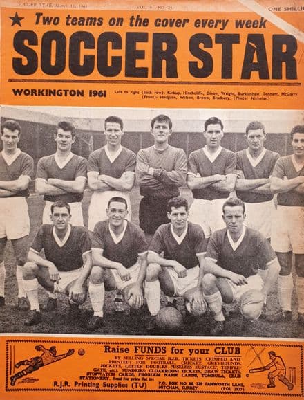 Soccer Star VOL 09 NO 25 (1961, Mar 11th)