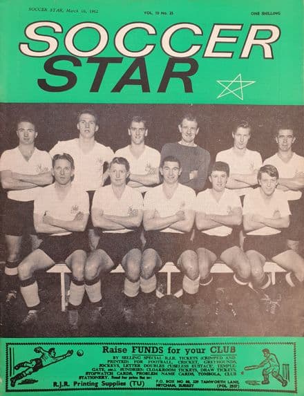 Soccer Star VOL 10 NO 25 (1962, Mar 10th)