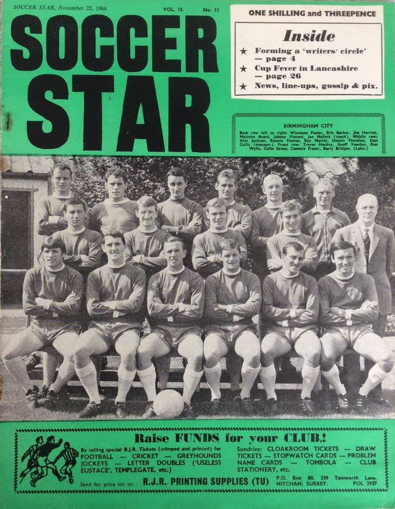 Soccer Star VOL 15 NO 11 (1966, Nov 25th)
