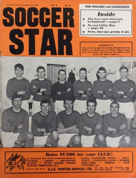 Soccer Star VOL 15 NO 16 (1966, Dec 30th)
