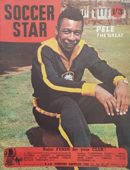 Soccer Star VOL 16 NO 2 (1967, Sep 22nd)