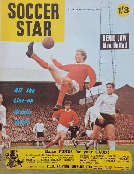 Soccer Star VOL 16 NO 5 (1967, Oct 13rd)