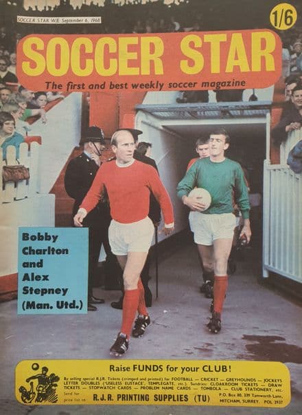 Soccer Star VOL 16 NO 52 (1968, Sep 6th)