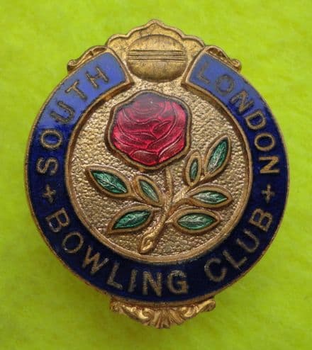 South London Bowling Club (HW MIller) Enamel Pin Badge
