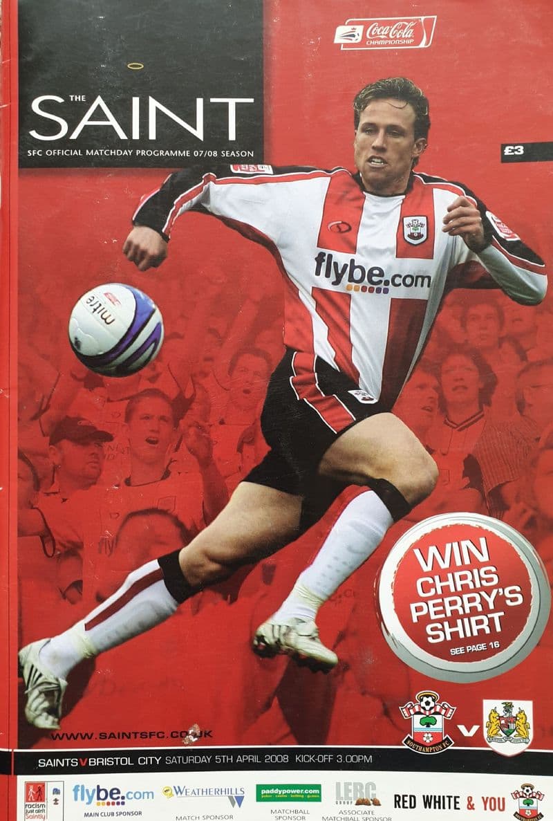 Southampton v Bristol City, Champ (2008, Apr 5th)