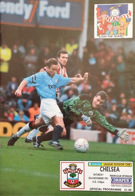 Southampton v Chelsea, Div 1 (1991, Nov 23rd)
