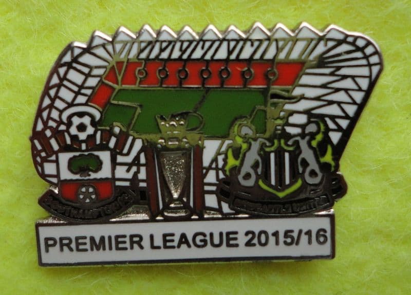 Southampton v Newcastle 2015-16 Enamel Pin Badge