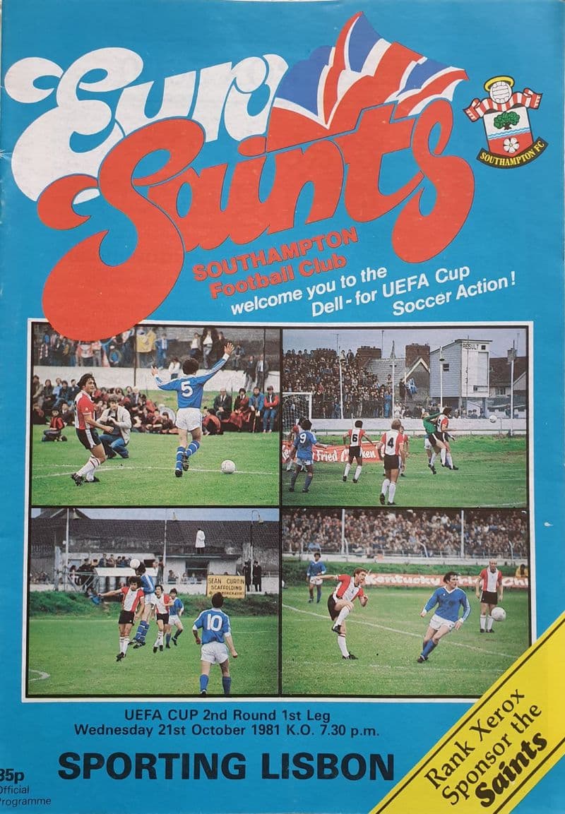 Southampton v Sporting Lisbon, UEFA Cup (1981, Oct 21st)
