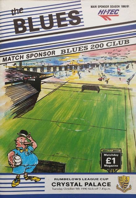 Southend v Crystal Palace, Lge Cup (1990, Oct 9th)