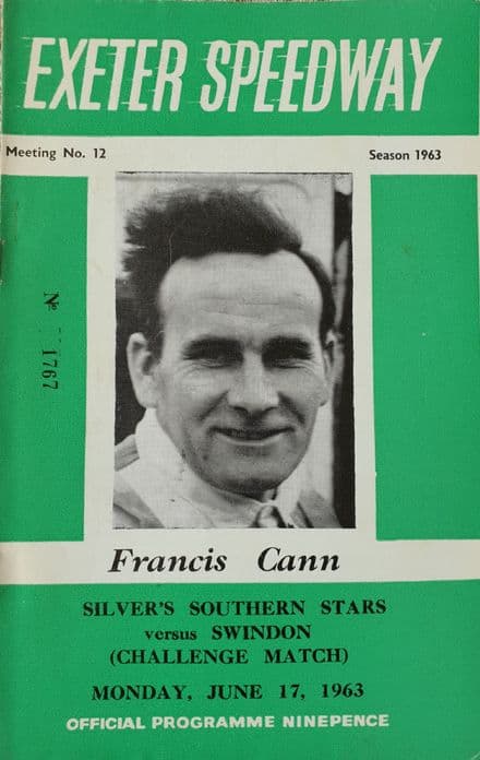 Southern Stars v Swindon (1963, Jun 17)